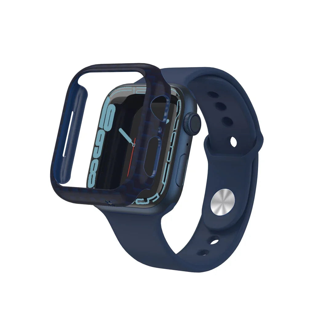 Casestudi Prismart Series Case For Apple Watch 44/45mm - Carbon Navy - Tashqila Casestudi Prismart Series Case For Apple Watch 44/45mm - Carbon Navy - Tashqila